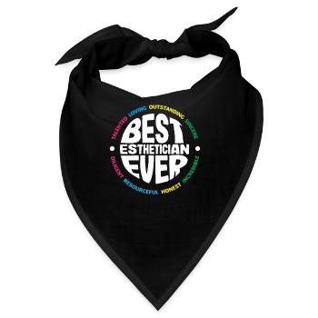 Hautpflege Kosmetikerin Kosmetik - Bandana - Schwarz - Vorne