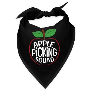 Apfelpflückertrupp Apfelpflücker Erntezeit - Bandana - Schwarz - Vorne