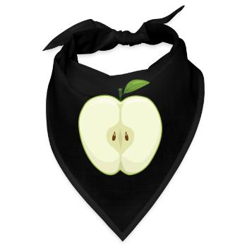 Apfelpflücken Scheibe Apfel Butter Picker Apfel - Bandana - Schwarz - Vorne