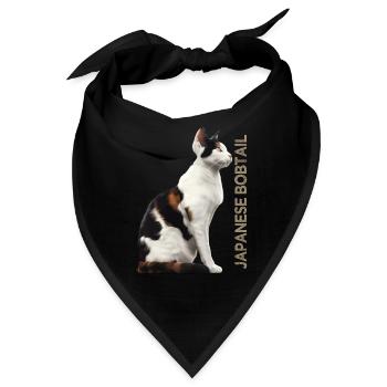 Japanese bobtail - Bandana - Schwarz - Vorne