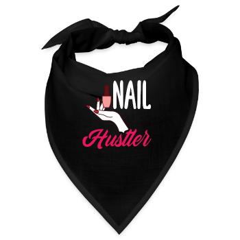 Hautpflege Kosmetikerin Kosmetik - Bandana - Schwarz - Vorne