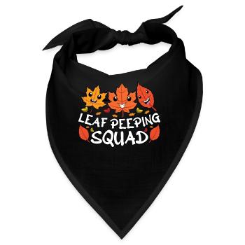 Blattspanntrupp Laub Blattspanner - Bandana - Schwarz - Vorne