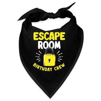 Escape Room - Bandana - Schwarz - Vorne