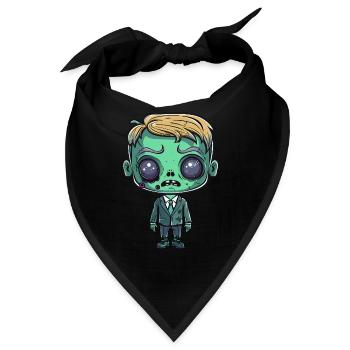 Verkäufer Halloween - Bandana - Schwarz - Vorne
