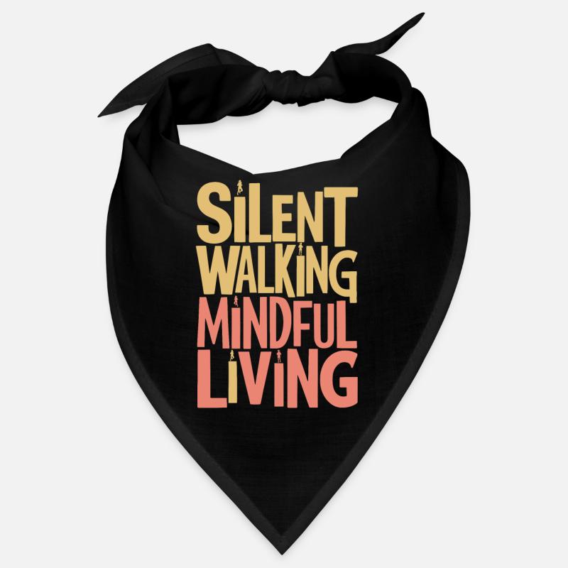 Marche silencieuse Achtsames Leben Vie consciente Bandana