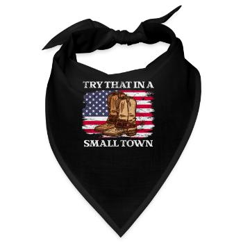 Country - Bandana - Schwarz - Vorne