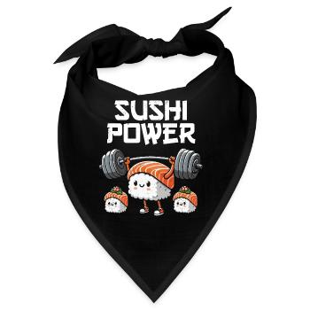 Sushi - Bandana - Schwarz - Vorne
