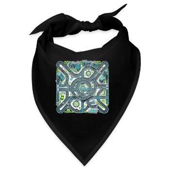 Car Play Mate - Children Give Parent A Massage 4 - Bandana - Schwarz - Vorne
