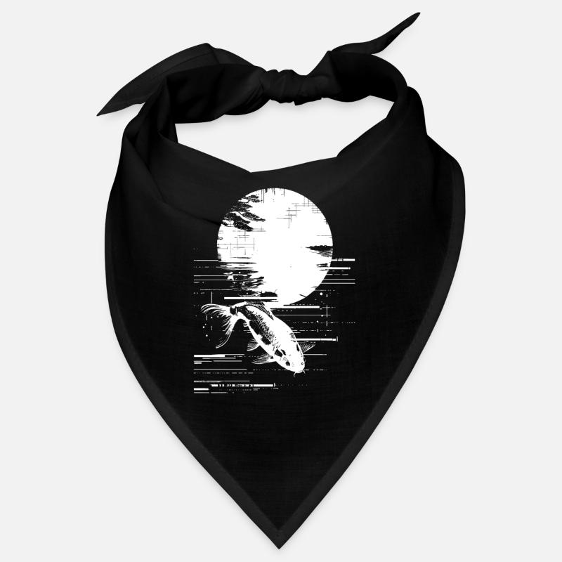 Fischen Zeichnung Bandana