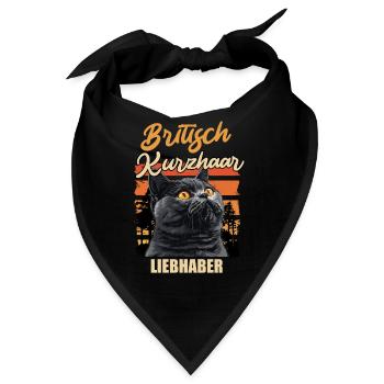 Britische Kurzhaar Besitzer BRITISCH KURZHAAR - Bandana - Schwarz - Vorne