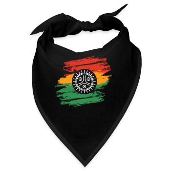 Coqui Frosch Symbol Taino Boricua Puerto - Bandana - Schwarz - Vorne