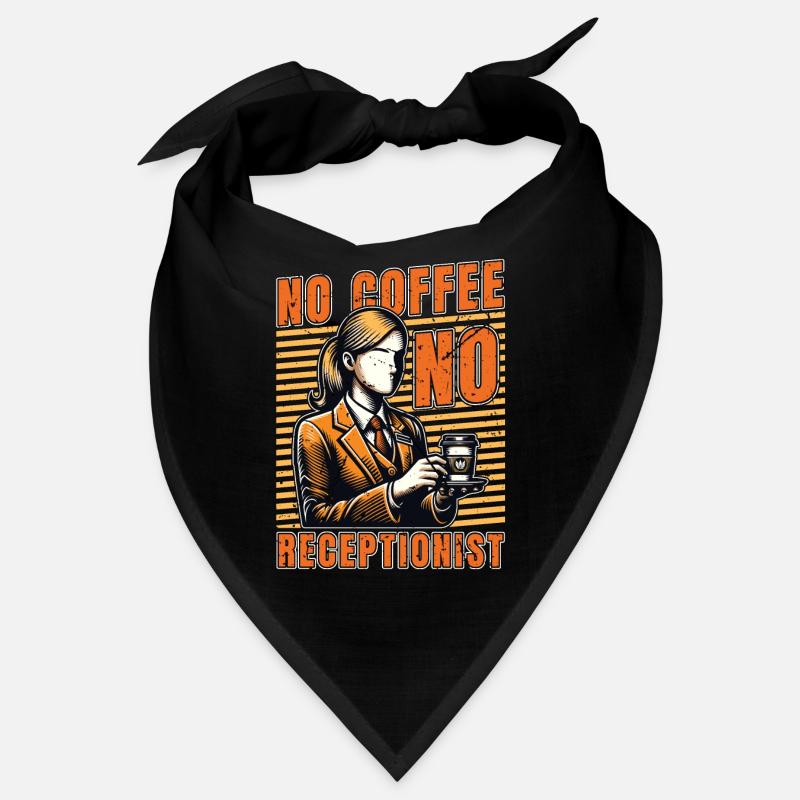 Receptionist No Coffee No Assistant Coffee Lover Bandana