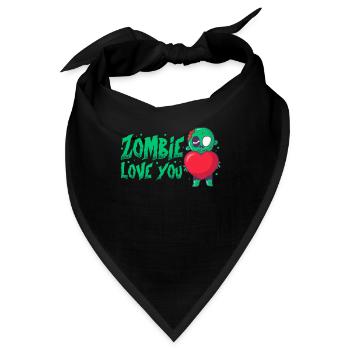Zombie Zombie-Jäger Zombieapokalypse Geschenk - Bandana - Schwarz - Vorne