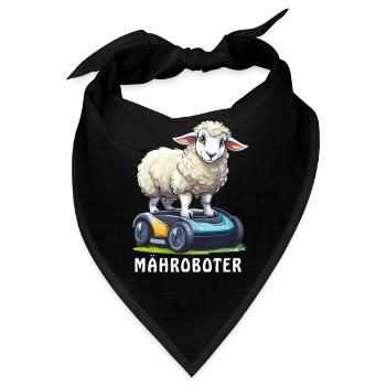 SCHAF MÄHROBOTER - Bandana - Schwarz - Vorne