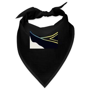 Humuhumunukunukuapuaa Hawaii-Riff-Drückerfisch - Bandana - Schwarz - Vorne