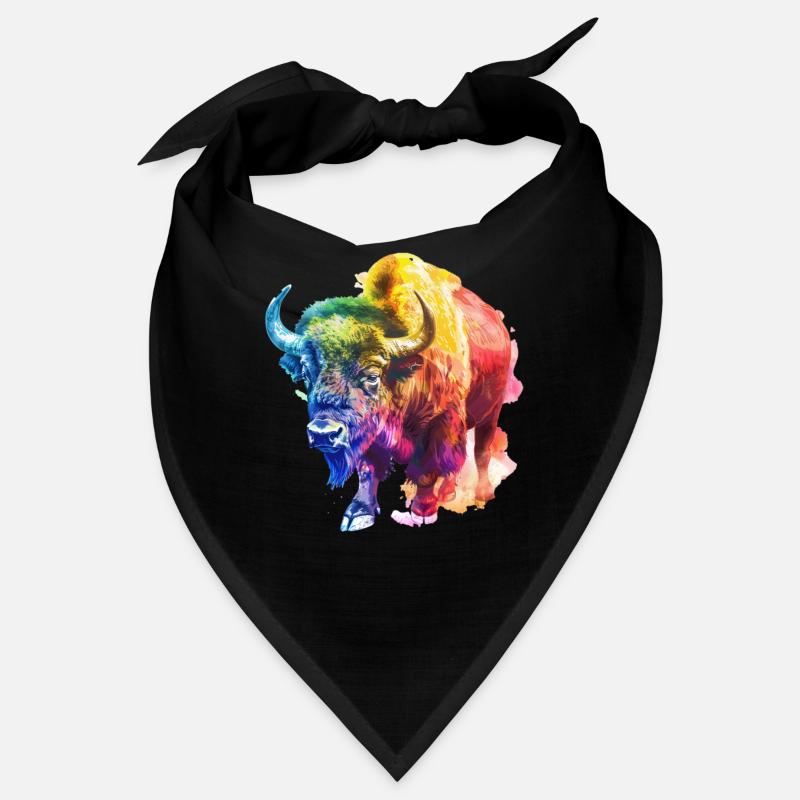 Buffle coloré aux couleurs de l’arc-en-ciel Bandana