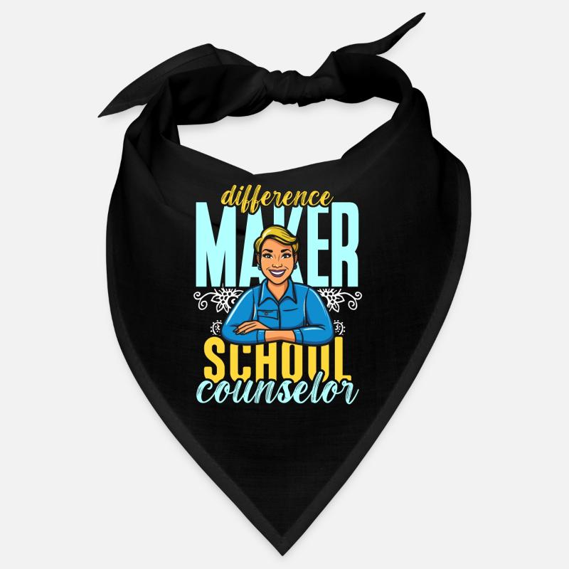 School Counselor Difference Maker School Therapist Bandana