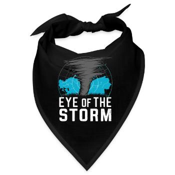Erlebe Die Faszinierende Welt Des Tornadojagens - Bandana - Schwarz - Vorne