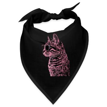Sonnenbrille American Curl Geschenk - Bandana - Schwarz - Vorne