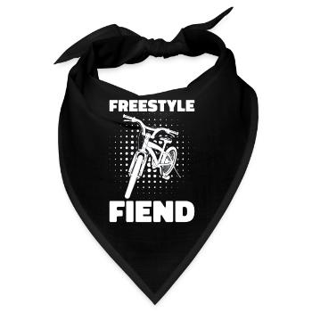 BMX Freestyle Biker Bike Fahrrad BMX Fahrer - Bandana - Schwarz - Vorne