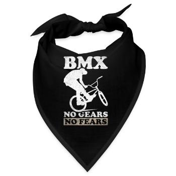 BMX Freestyle Biker Bike Fahrrad BMX Fahrer - Bandana - Schwarz - Vorne