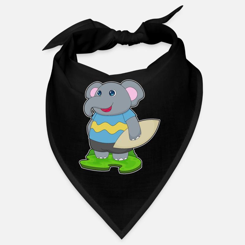 Elefant Surfen Surfbrett Sommer Bandana