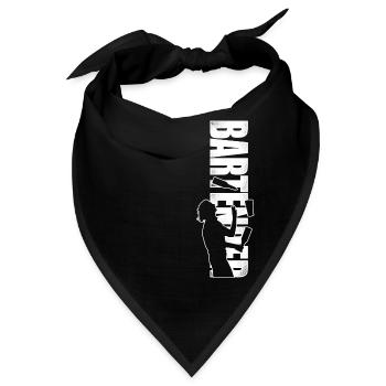 Bartender Mixologist Bartender - Bandana - Schwarz - Vorne
