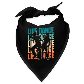 Line Dance - Bandana - Schwarz - Vorne
