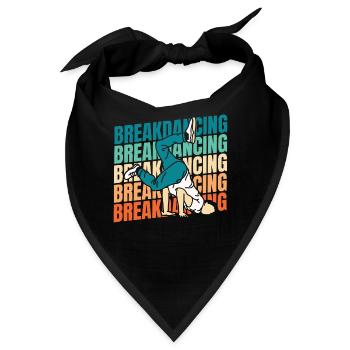 Breakdance Breakdancer Breakdancing - Bandana - Schwarz - Vorne