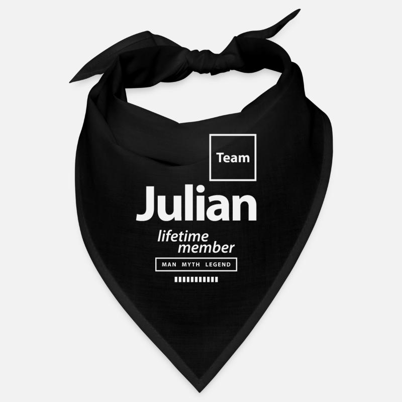 Team Julian Lebenslanges Mitglied Lustiger Name Julian Bandana