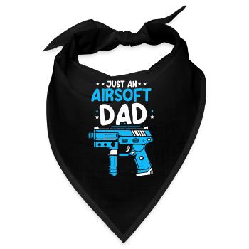 Airsoft Vater Just An Airsoft Dad - Bandana - Schwarz - Vorne
