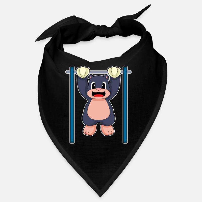 Taupe Bodybuilder Tractions Musculation Bandana