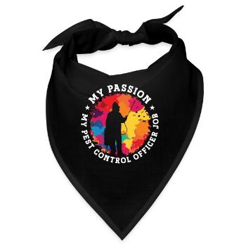 Pest Control My Passion My Pest Insect Solutions - Bandana - Schwarz - Vorne