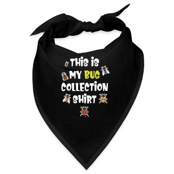 Das Ist Mein Sammelshirt Entomologe - Bandana - Schwarz - Vorne