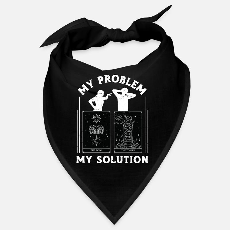 Tarot Reader My Problem My Solution Pictogram Dad Bandana
