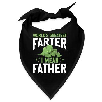 Furz Furzen Pupsen - Bandana - Schwarz - Vorne