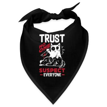Krimidinner, Krimi-dinner - Bandana - Schwarz - Vorne