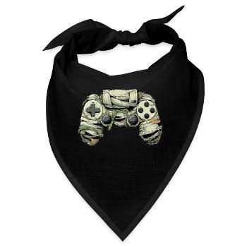 Halloween Zombie Game Controllers Mummy - Bandana - Schwarz - Vorne