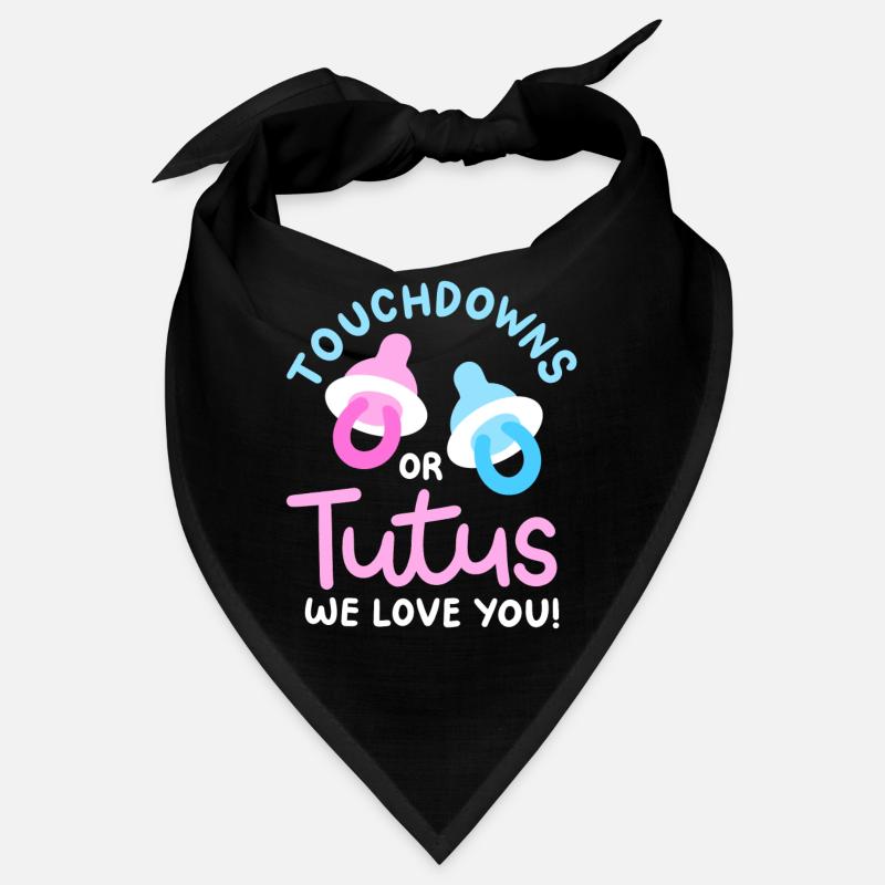 Touchdowns oder Tutus für Gender-Reveal-Partys Bandana