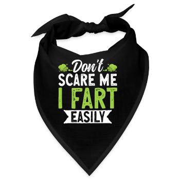 Furz Furzen Pupsen - Bandana - Schwarz - Vorne