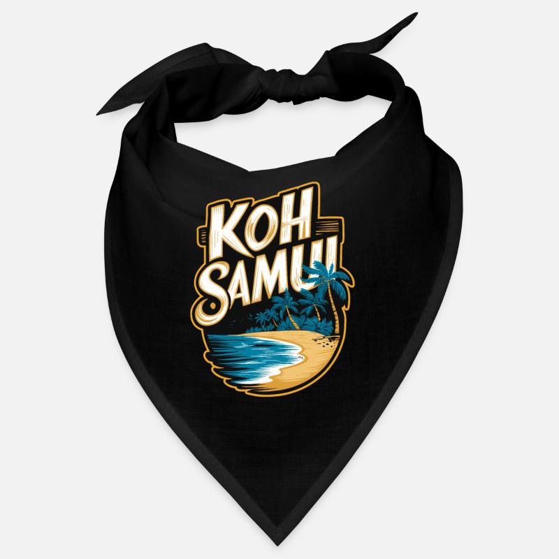 Koh Samui souvenir beach and palm trees Bandana