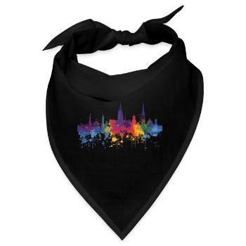 Rüsselsheim am Main - Bandana - Schwarz - Vorne