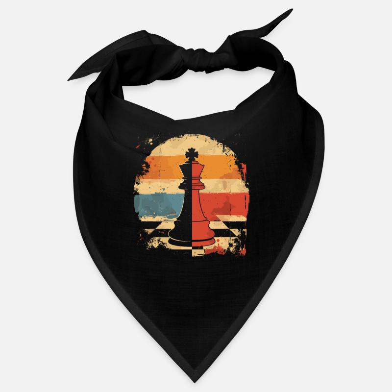 Schachfigur Retrowave Bandana