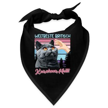 Britisch Kurzhaar WELTBESTE BRITISCH KURZHAAR - Bandana - Schwarz - Vorne