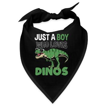 Trex Tyrannosaurus Rex T-Rex Dino Dinosaurier - Bandana - Schwarz - Vorne