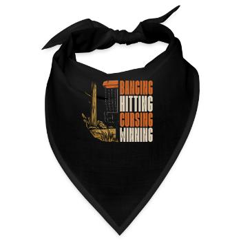Frisbee Golf Disc Golf - Bandana - Schwarz - Vorne