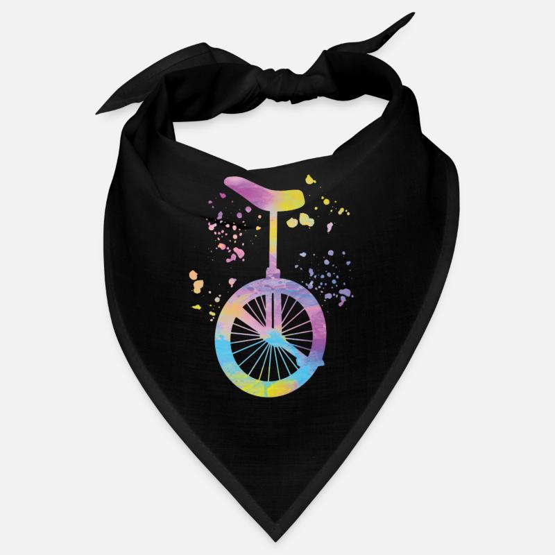 Einradfahrer Einradfahren Einrad - Bandana - Schwarz