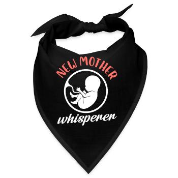 New Mother whisperer - Bandana - Schwarz - Vorne