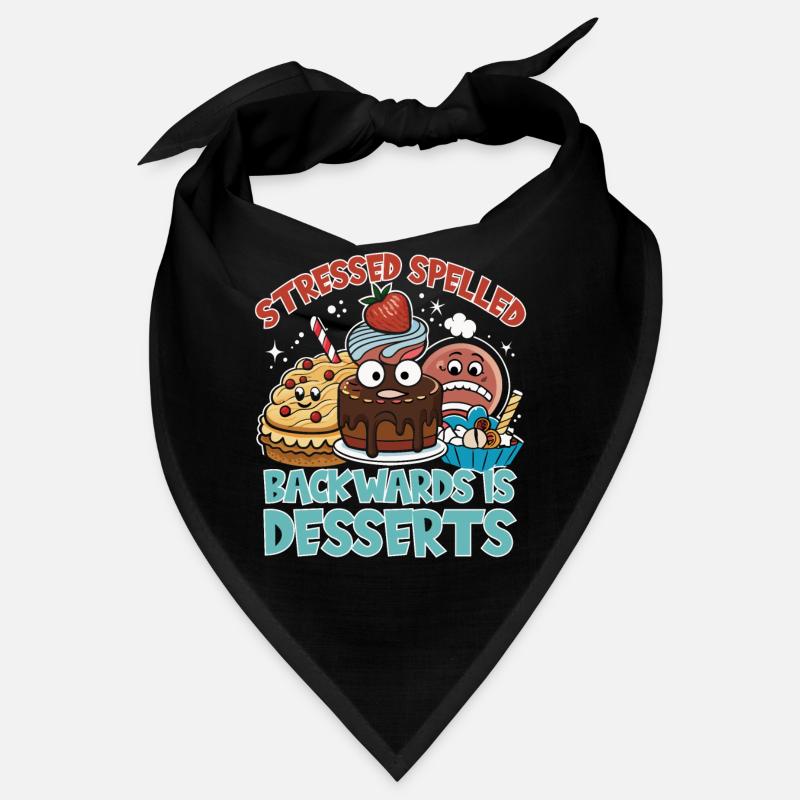 Stressed Spelled Backwards Desserts Bandana