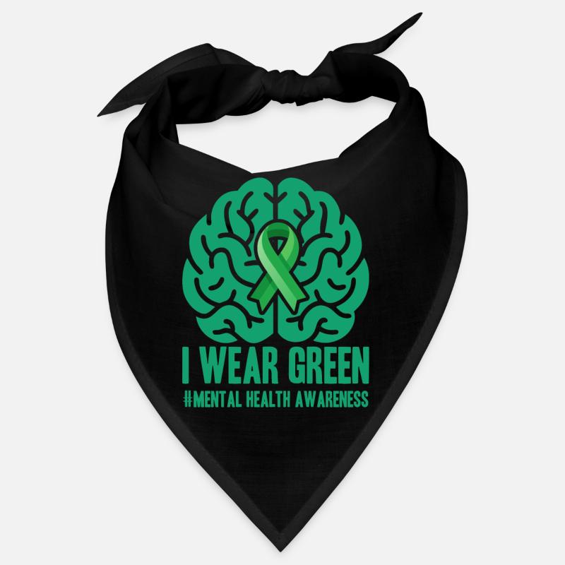 Je porte du vert - Ceinture verte Bandana